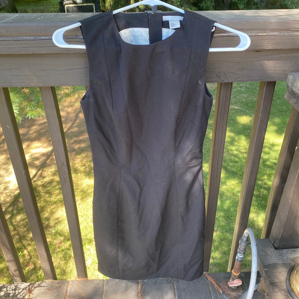 H&M black formal dress